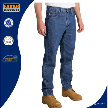 Homens Tapered Leg Relaxed Fit Jeans